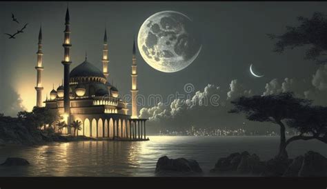 Blue Mosque at Night Night View of Mosque Stock Illustration - Illustration of night, turkey ...