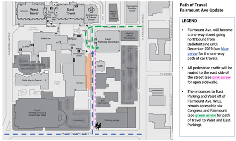 Huntington Hospital Campus Map Pasadena