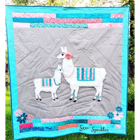 Llama Love You Quilt Pattern Llama Quilt Pattern Quilt Pattern Quilts ...