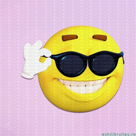 Sunglasses emoji, emoji , cursed , sunglasses , reaction , idk - Free animated GIF - PicMix