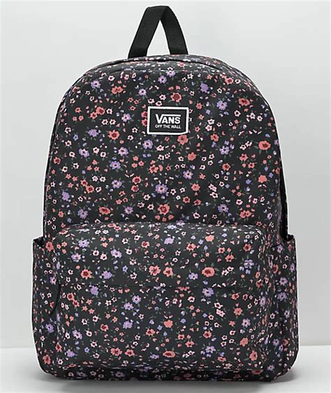 Vans Old Skool Floral Black Backpack