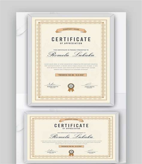 25+ Best Powerpoint Certificate Templates (Free Ppt + pertaining to Commemorative Certificate ...