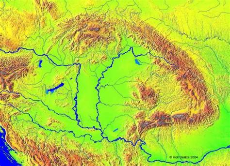 Satellite View of the Carpathian Basin