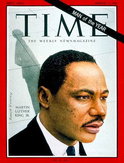 Martin Luther King Jr Time Magazine Man Of The Year