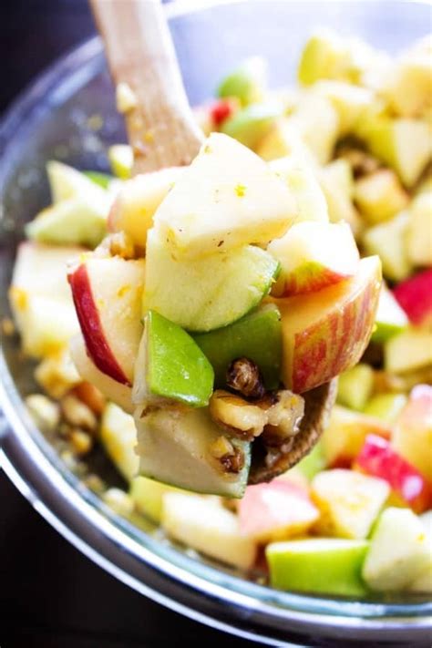 Apple Walnut Salad - Dash of Sanity