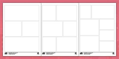 6 Panel Comic Template | Writing Frames | Twinkl - Twinkl