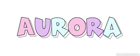 Aurora Logo | Free Name Design Tool from Flaming Text