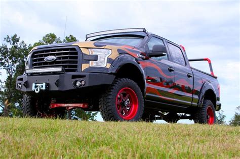 Controlled Burn. 2015 F-150 by Skyjacker Suspensions | Ford f150, Ford ...