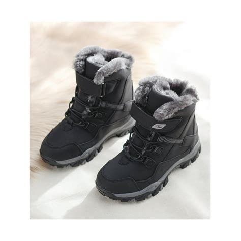 Tanleewa - Warm Boys Snow Boots Fur Lined Waterproof Children’s Winter Boots Fashion Kids Shoes ...