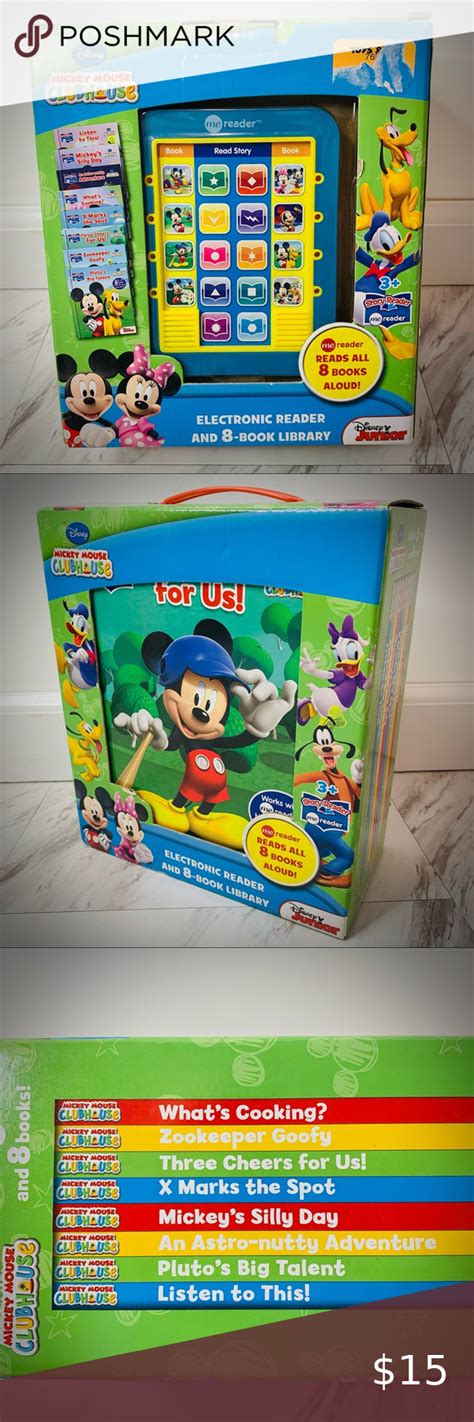 Mickey Mouse Clubhouse Electronic Reader, 8 Books | Mickey mouse clubhouse, Mickey, Mickey mouse