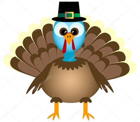 Cartoon Thanksgiving Turkey — Stock Vector © apotterdd #4068224