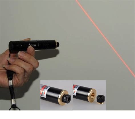 Portable Red Laser Line Projector (650nm 10mW) with Battery - OdicForce