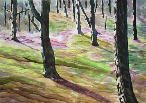 Autumn forest, by Leo Smit Autumn Forest, Watercolors, Leo, Enjoyment, Painting, Water Colors ...