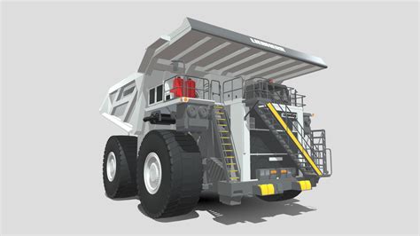 Liebherr T284 Dump Truck 3D Model - Dolphin4D