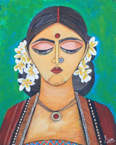 The Woman Live with Love Lady portrait,woman portrait Art,Indian culture art,new life,mothers ...