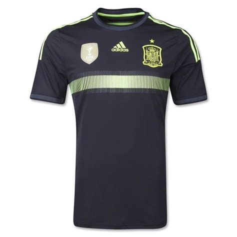 Spain 2014 Authentic Away Soccer Jersey | Soccer jersey, Football jersey shirt, Spain soccer