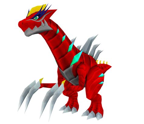 3DS - Fossil Fighters: Frontier - Chompsaurus - The Models Resource