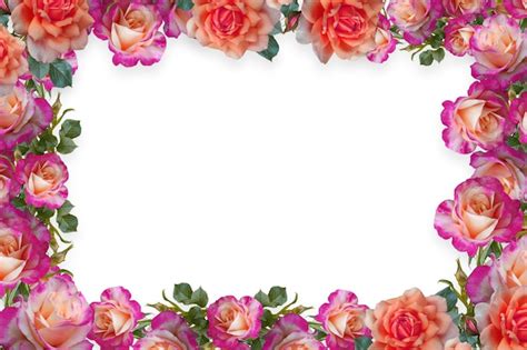 Premium Photo | Flower border Frame Background Flower Background Floral ...