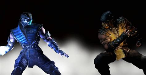 MKX Scorpion vs Sub Zero by ArkhamNatic on DeviantArt