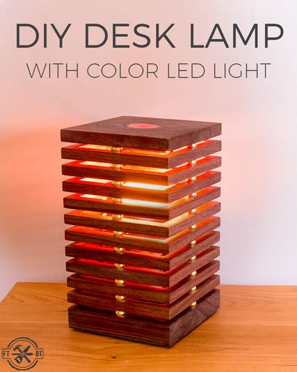 DIY Desk Lamp with Color Changing LED Light | FixThisBuildThat