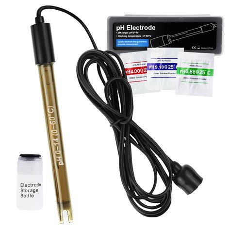 Replacement Ph Electrode With Calibration Powder, 0-14 Ph Highly ...