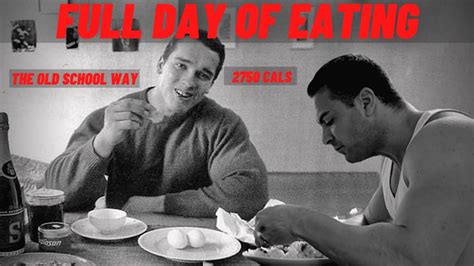 Full Day of Eating Old School Bodybuilding Diet! - Let's Body building