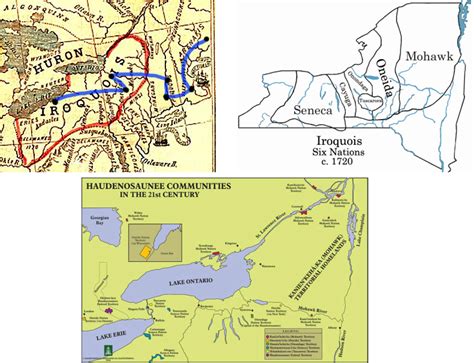 The Iroquois Map - The Culture Of The Iroquois