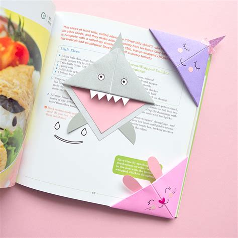 SCK Tries: Kawaii DIY Origami Bookmarks - Super Cute Kawaii!!