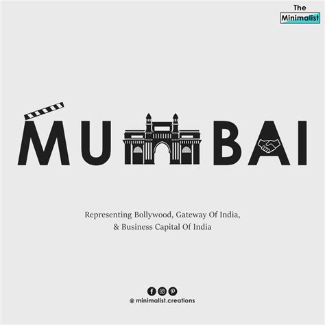 Mumbai City Logo | City logo, Text logo design, Business capital