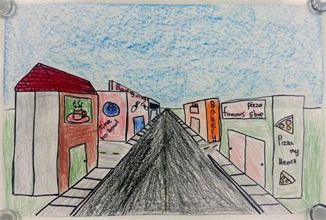 One-Point Perspective City Streets (5th) - Art with Mrs. Nguyen