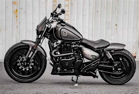 This RE Super Meteor 650 Turned Into A Bobber Is A Head-Turner