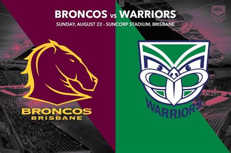 Broncos vs Warriors NRL Tips, Odds & Value Bets | Round 23, 2021