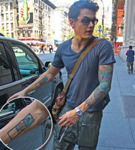 John Mayer Tattoos | List of John Mayer Tattoo Designs