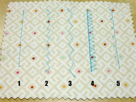 Basic Sewing Machine Stitches - The Sewing Directory