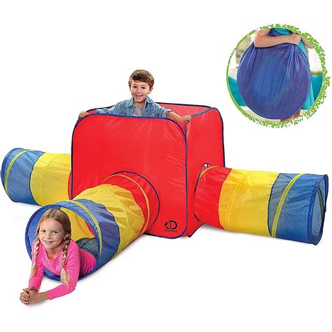 Discovery Kids™ 4-Piece Adventure Play Tent in Red/Yellow | Bed Bath ...