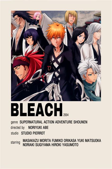 Bleach Minimalist Anime Poster Polaroid made by @bunnyandpenguin ...