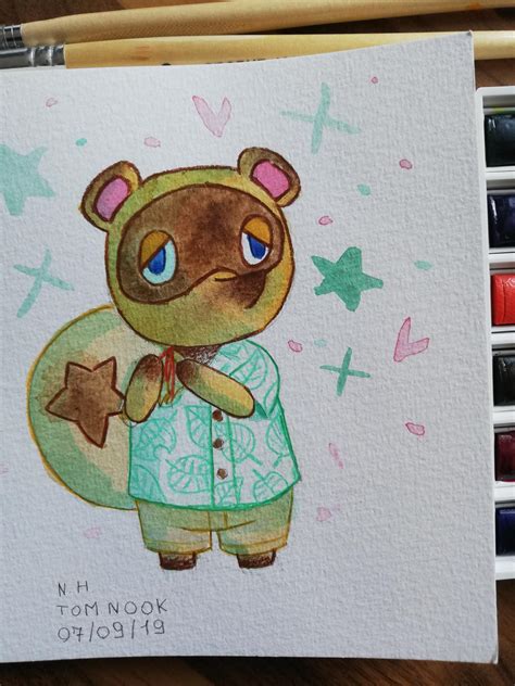 Tom nook fan art : r/AnimalCrossing