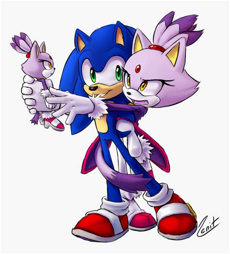 Baby Blaze The Cat And Silver The Hedgehog - Blaze The Cat And Sonic The Hedgehog, HD Png ...