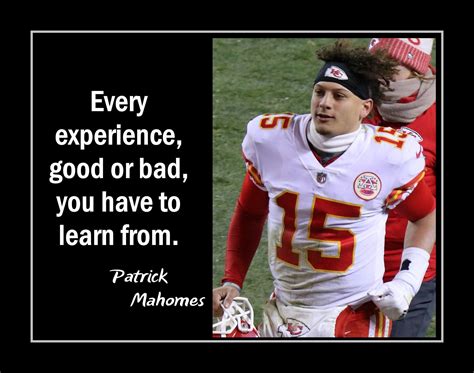 Patrick Mahomes Inspirational Quote Wall Art Poster, Best Friend ...