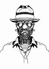 Gangster Coloring Page · Creative Fabrica sketch template