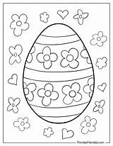 26 Easter Egg Coloring Pages Free PDF Printables  easter sketch template
