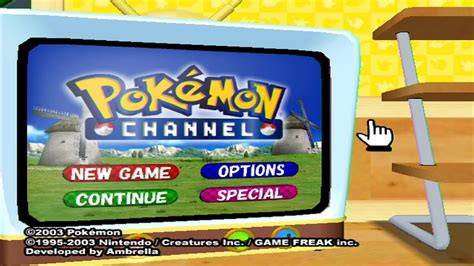 Pokémon Channel (Nintendo Gamecube Gameplay) - YouTube