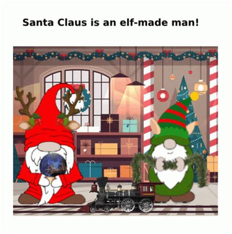 Santa Claus Elves GIF - Santa Claus Elves Animated Memes - Discover & Share GIFs