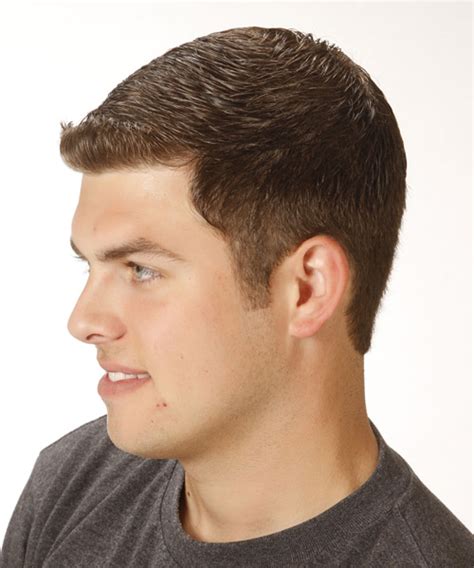 Short Smooth Chestnut Brown Hairstyle For Men - Hairstyles