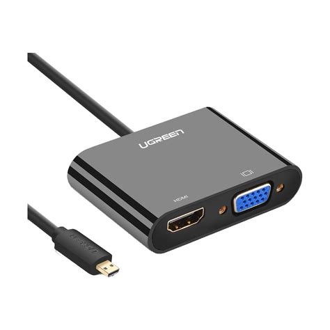 UGREEN Micro HDMI to HDMI & VGA Converter