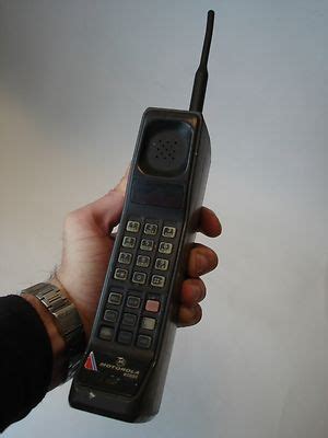 Motorola 8500X classic brick 1988 mobile phone with charger and original aerial | #271252049