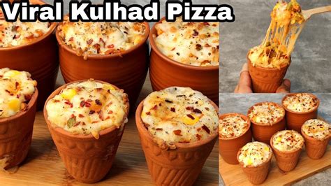 Viral Couple Kulhad Pizza Recipe In 10 Mins|वायर कपल की कूल्हड़ पिज्जा रेसिपी बनाए घर मे बहोत ...