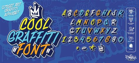 Premium Vector | Street art modern graffiti alphabet vector font graffiti alphabet decorative ...