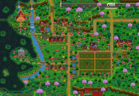 UPDATE: Year 4 Grandpa's Farm with MUSHROOMS!!! : FarmsofStardewValley Stardew Farms, Stardew ...