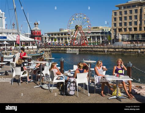 Restaurant, "V&A waterfront", "Cape Town", "South Africa Stock Photo ...